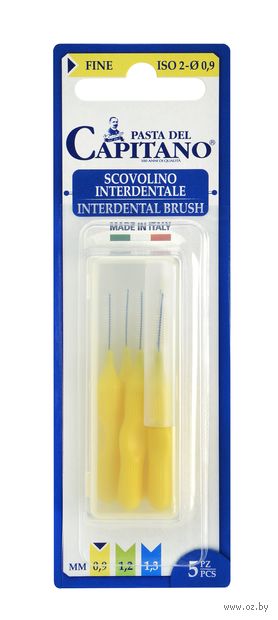 Межзубная щетка "Interdental Brush Fine" (5 шт.; ISO 2 Ø 0,9 мм) — фото, картинка