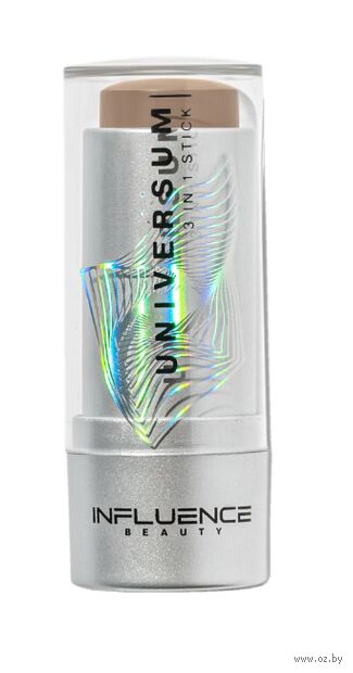 Стик для макияжа "Beauty Universum 3в1" тон: 02, нейтральный коричневый — фото, картинка