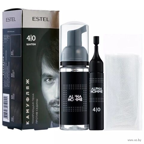 Краска для волос "Estel Alpha Homme. Камуфляж" тон: шатен — фото, картинка