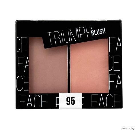 Румяна "Triumph Blush" тон: 95, благородный нюд / розовый — фото, картинка