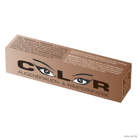 Краска для бровей и ресниц "Color" тон: натуральный коричневый — фото, картинка