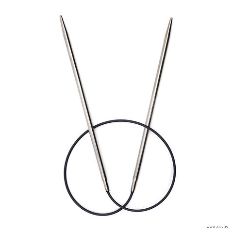 Спицы круговые для вязания (латунь; 3 мм; 40 см) — фото, картинка