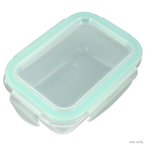 Контейнер для хранения продуктов "Стеклянный" (640 мл; зеленый) — фото, картинка