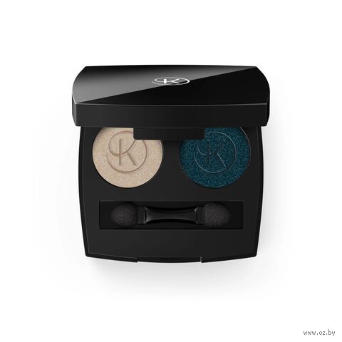 Палетка теней для век "Cure Make Up Collagen Duo" тон: 03, starry night — фото, картинка