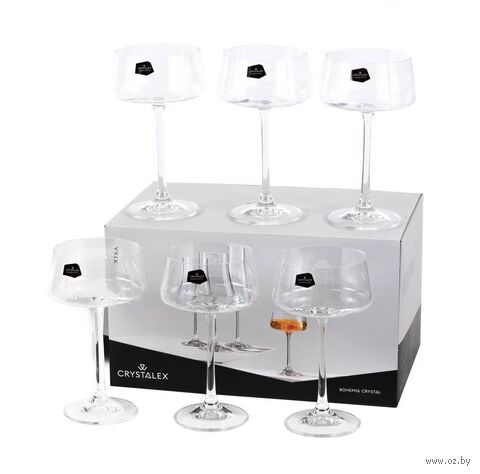 Набор бокалов для мартини "Xtra" (6 шт.; 220 мл) — фото, картинка