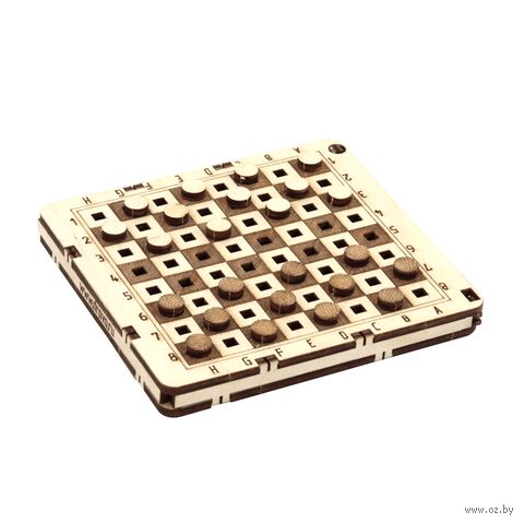 Сборная деревянная модель "Игровой набор 3в1" (73 детали) — фото, картинка