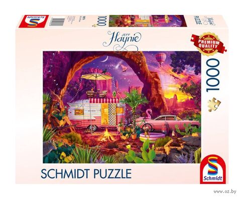 Пазл "Джефф Хейни. Рай для кемпинга в пустыне" (1000 элементов) — фото, картинка