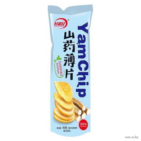 Чипсы "Из ямса. Со вкусом морской капусты" (90 г) — фото, картинка