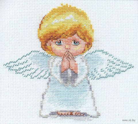 Вышивка крестом "Мой ангел" (140х130 мм) — фото, картинка