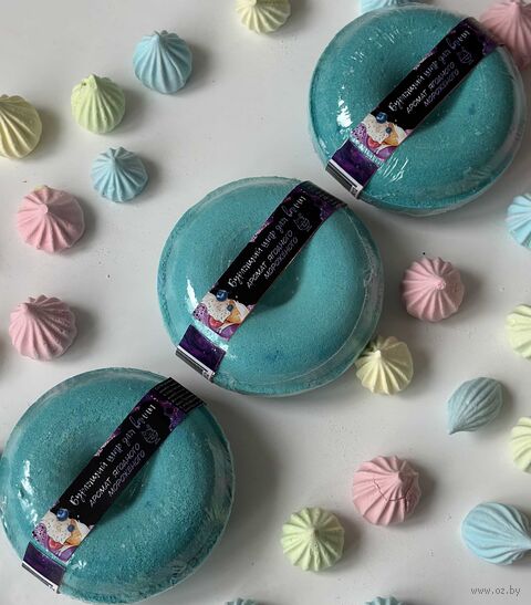 Гейзер для ванн "Пончик. Аромат ягодного мороженного" (120 г) — фото, картинка