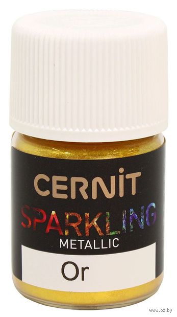 Мика-порошок "CERNIT Sparkling powder. Metallic" (золото; 5 г) — фото, картинка