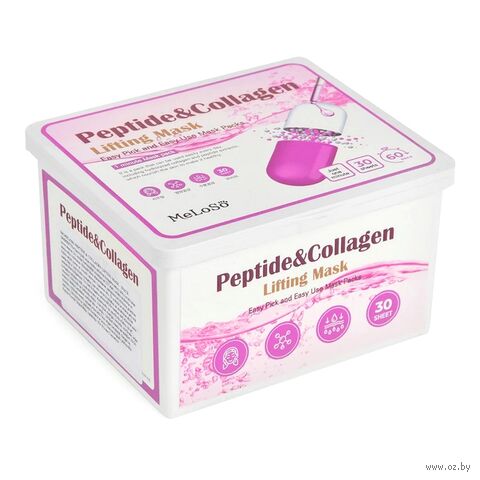 Набор тканевых масок для лица "Peptide & Collagen Lifting Mask" (30 шт.) — фото, картинка