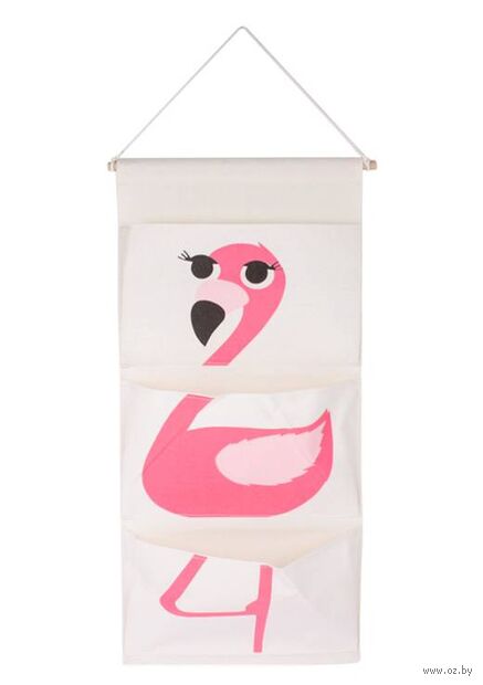 Чехол-органайзер для мелочей "Фламинго" (29х60 см; 3 отделения) — фото, картинка