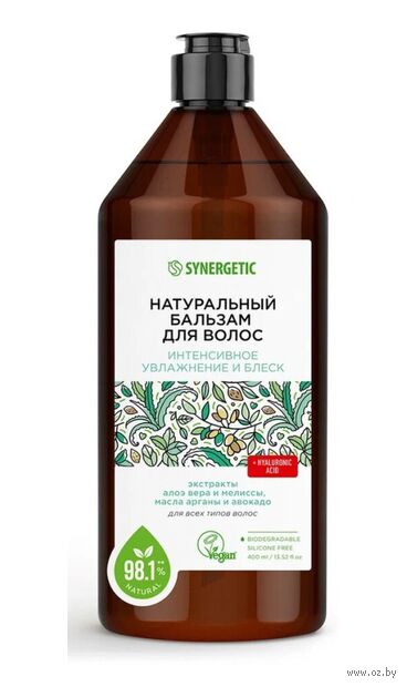 Бальзам для волос "Интенсивное увлажнение и блеск" (400 мл) — фото, картинка