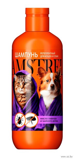 Шампунь для животных "Репеллентный. С маслом лаванды и чайного дерева" (300 мл) — фото, картинка