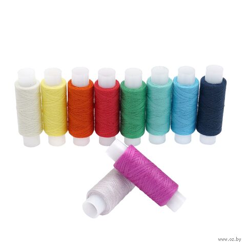 Набор швейных ниток 50/2 "Ассорти №15" (200 м; 10 шт.) — фото, картинка