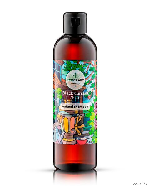 Шампунь для волос "Чёрная смородина и смола" (250 мл) — фото, картинка