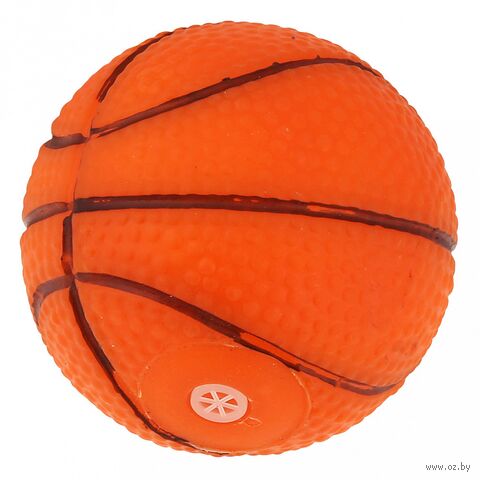 Игрушка для собак "Мяч баскетбол" (6,5 см) — фото, картинка