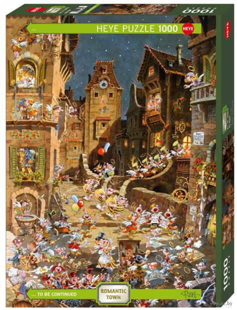 Пазл "Романтический город ночью" (1000 элементов) — фото, картинка