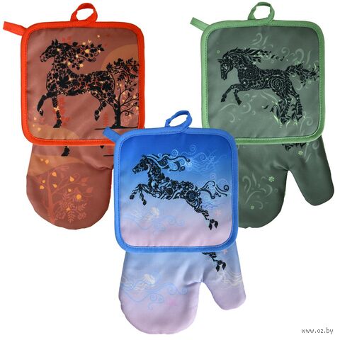 Кухонный набор "Спирит" (рукавица, прихватка) — фото, картинка