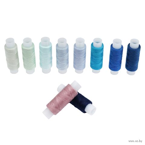 Набор швейных ниток 50/2 "Ассорти №46" (200 м; 10 шт.) — фото, картинка