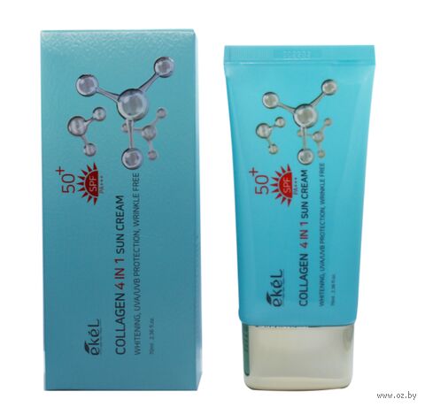 Крем солнцезащитный для лица "Коллаген" SPF 50 (70 мл) — фото, картинка