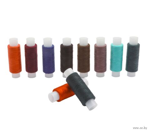 Набор швейных ниток 50/2 "Ассорти №55" (200 м; 10 шт.) — фото, картинка