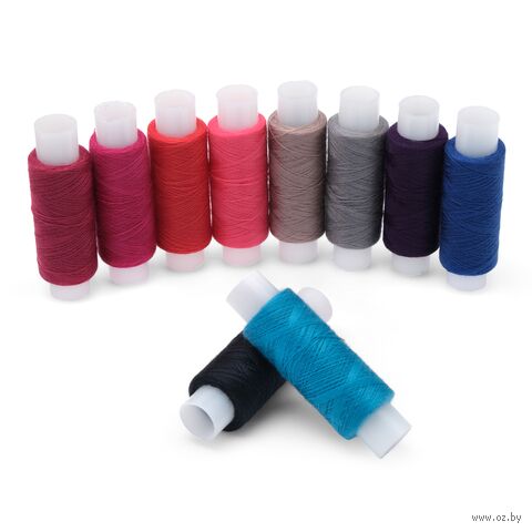 Набор швейных ниток 50/2 "Ассорти №86" (200 м; 10 шт.) — фото, картинка