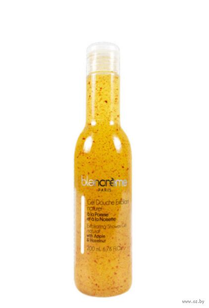Гель для душа отшелушивающий "Exfoliating Shower Gel Natural With Apple & Hazelnut" (200 мл) — фото, картинка