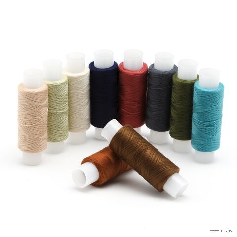 Набор швейных ниток 50/2 "Ассорти №114" (200 м; 10 шт.) — фото, картинка