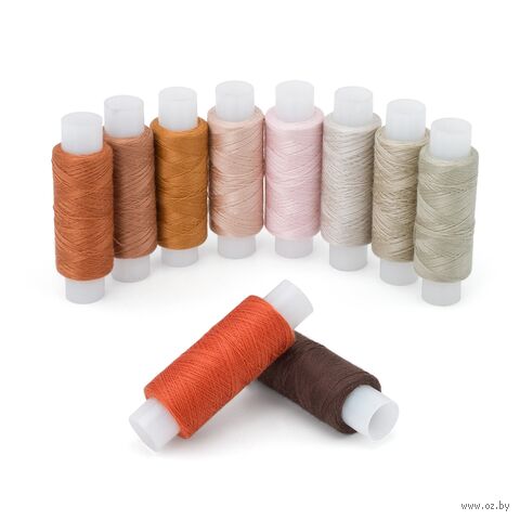 Набор швейных ниток 50/2 "Ассорти №133" (200 м; 10 шт.) — фото, картинка