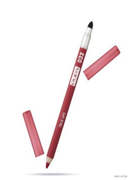 Карандаш для губ "True Lips" тон: 032, клубничный красный — фото, картинка