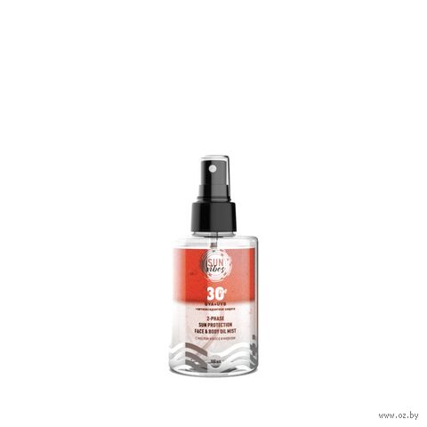 Спрей-уход солнцезащитный для лица и тела "Масло кокоса и моркови" SPF 30 (100 мл) — фото, картинка