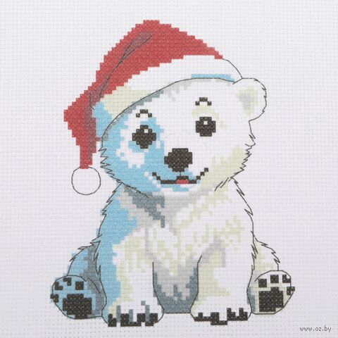 Набор для вышивания "Медвежонок в колпаке" (180х190 мм) — фото, картинка