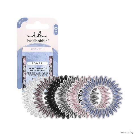 Набор резинок-браслетов для волос "Invisibobble Power Be Visible" (6 шт.) — фото, картинка