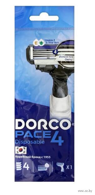 Станок для бритья одноразовый "Pace 4" (1 шт.) — фото, картинка