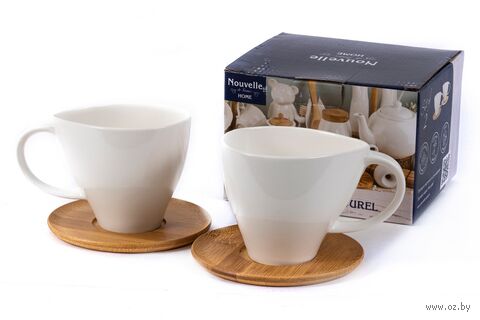 Набор чашек с блюдцами "Nouvelle" (250 мл, 4 предмета) — фото, картинка