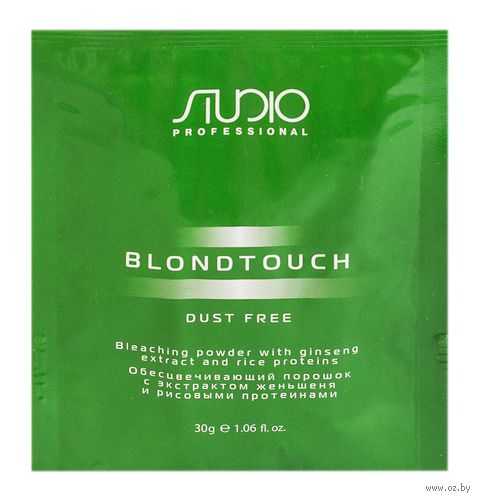 Порошок-осветлитель для волос "Dust Free. С экстрактом женьшеня и рисовыми протеинами" (30 г) — фото, картинка
