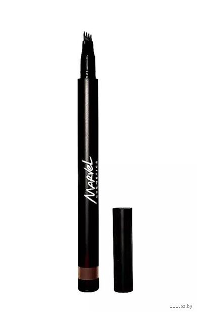Маркер для бровей "Marvel Cosmetics" тон: P02, grey-brown — фото, картинка