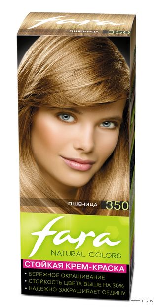 Крем-краска для волос "Fara. Natural Colors" тон: 350, пшеница — фото, картинка