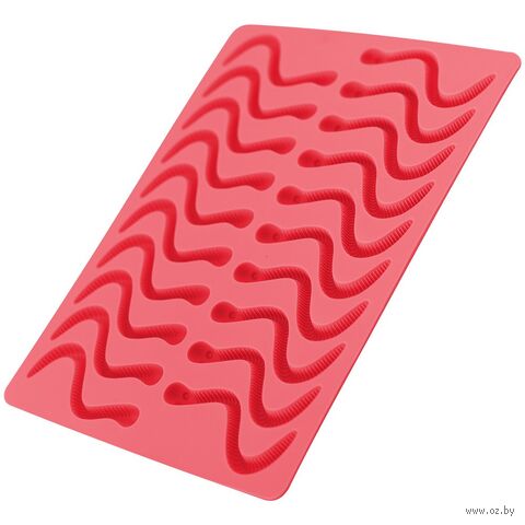 Форма для льда и мармелада "Червячки" (245х180х8 мм) — фото, картинка