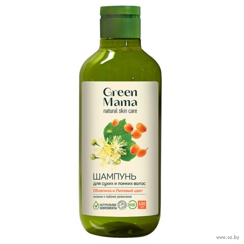 Шампунь для волос "Облепиха и липовый цвет" (400 мл) — фото, картинка