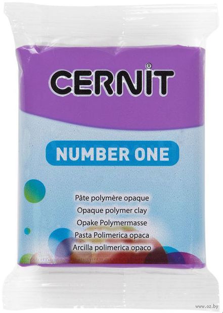Глина полимерная "CERNIT Number One" (мальва; 56 г) — фото, картинка