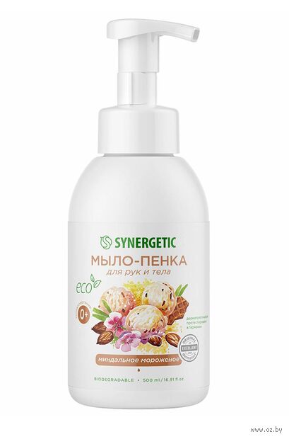 Мыло-пенка для рук и тела "Миндальное мороженое" (500 мл) — фото, картинка