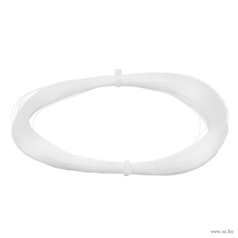 Леска для бисера (0,3 мм х 100 м; белый) — фото, картинка