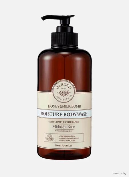 Гель для душа "Honey and Milk. Midnight Rose" (500 мл) — фото, картинка