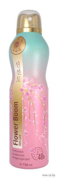 Дезодорант-антиперспирант унисекс "Flower Boom" (150 мл) — фото, картинка
