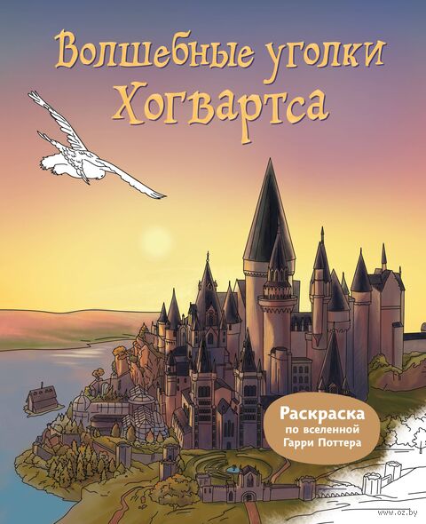 Волшебные уголки Хогвартса. Раскраска по вселенной Гарри Поттера — фото, картинка