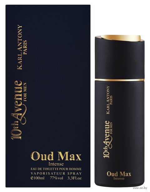 Туалетная вода для мужчин "10th Avenue Oud Max Intense" (100 мл) — фото, картинка