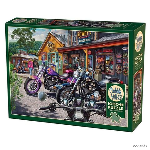 Пазл "Мотоциклы для нее и для него" (1000 элементов) — фото, картинка